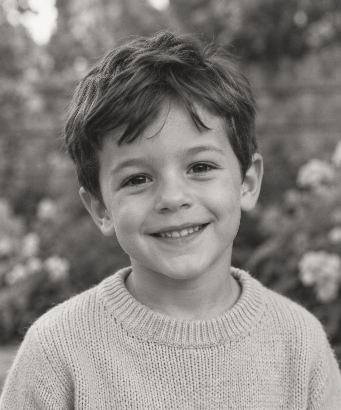 Demo childhood portrait of a boy